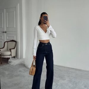 Zara straight leg jean